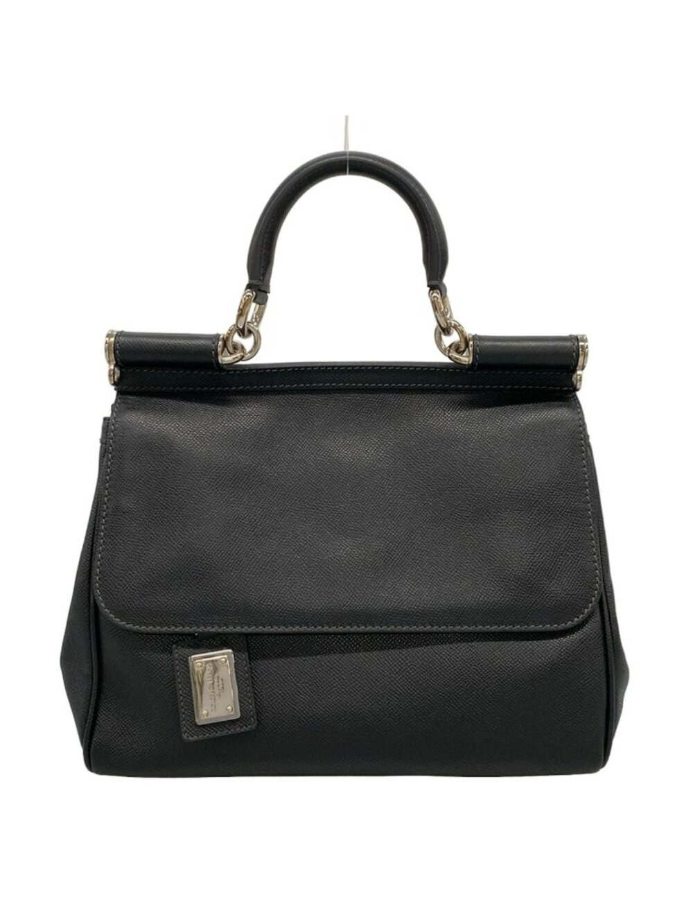 Dolce & Gabbana Handbag Sicily Black Leather